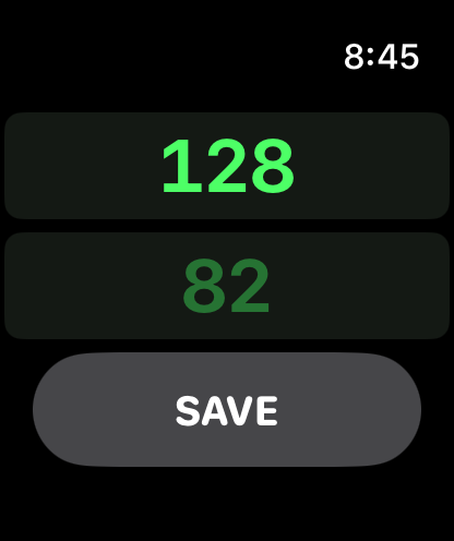 EZBP on Apple Watch